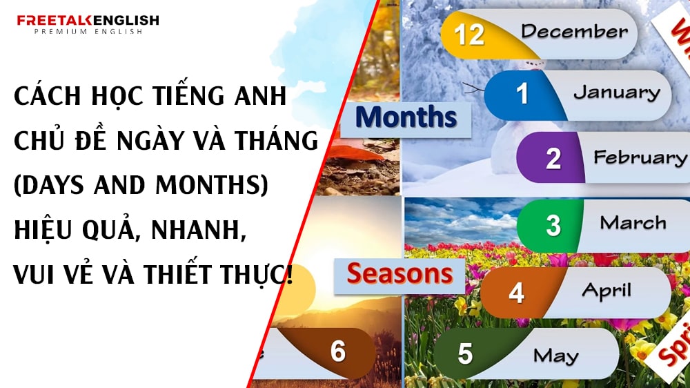 Cách Học Tiếng Anh Chủ Đề Ngày và Tháng (Days and Months) Hiệu Quả