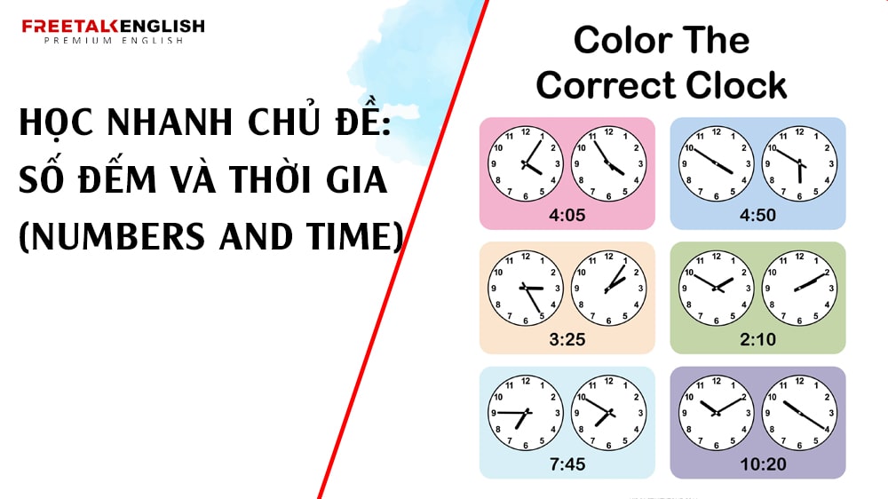 Mẹo Học Nhanh Chủ Đề: Số Đếm và Thời Gian (Numbers and Time)